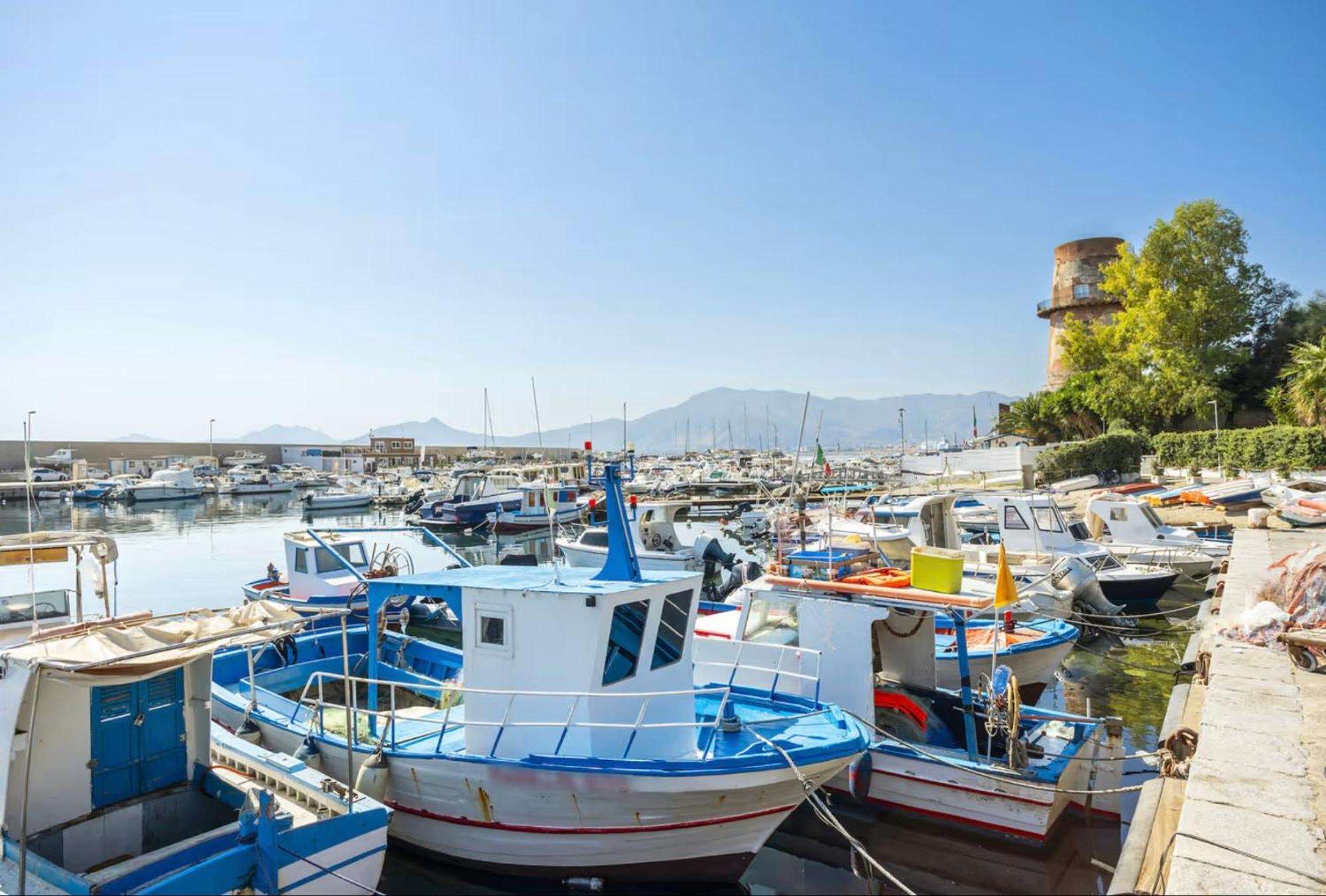 La Barca Sul Mare Daire Palermo Dış mekan fotoğraf